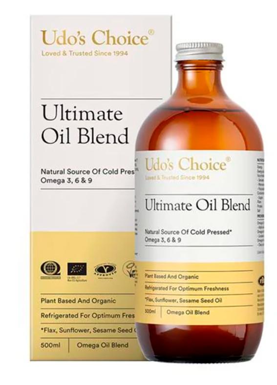Udon omega 3-6-9 luomukasviöljysekoitus 500ml