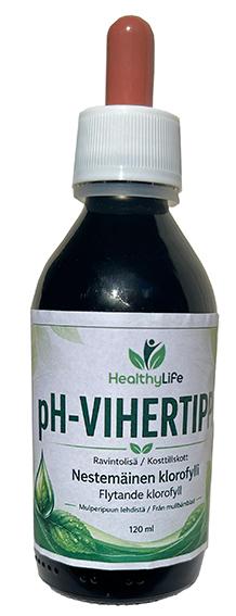 pH-vihertippa 120 ml – nestemäinen klorofylli mulperipuun lehdistä
